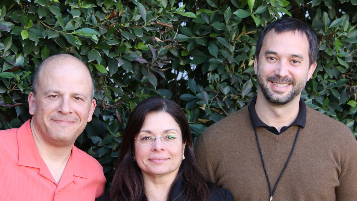 CHDIâs top scientists: (left to right) Chief Scientific Officer Robert Pacifici, Vice President (Chemistry) Celia Dominguez and Vice President (Biology) Ignacio Muñoz-Sanjuan
