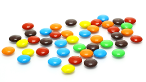Measuring brain volumes is more fun when you do it with M&Ms. For the record, a single milk chocolate M&M has a volume of about 600 cubic millimeters.  